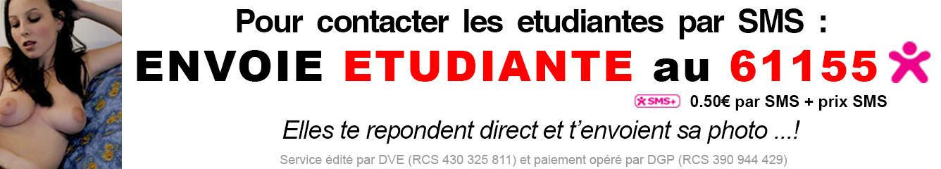 etudiante par sms