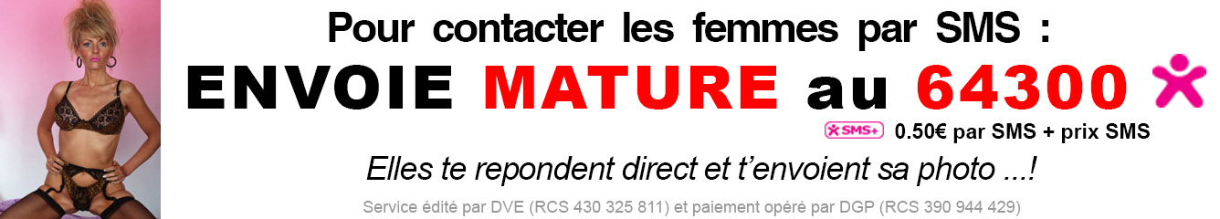 femme mature par sms